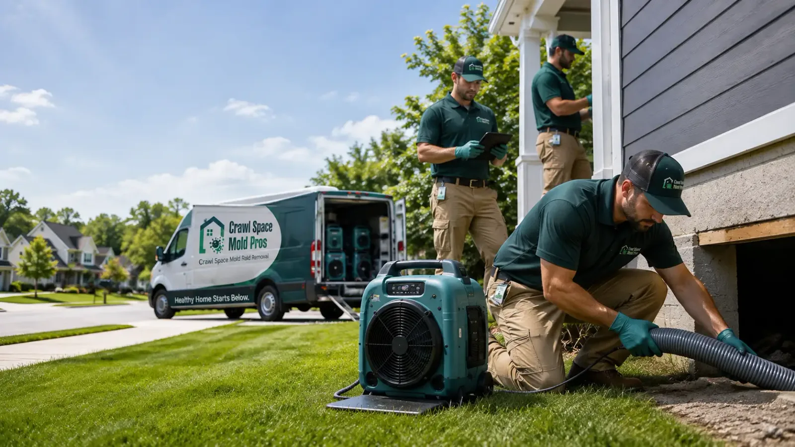 Crawl Space Mold Removal in Minot, ND